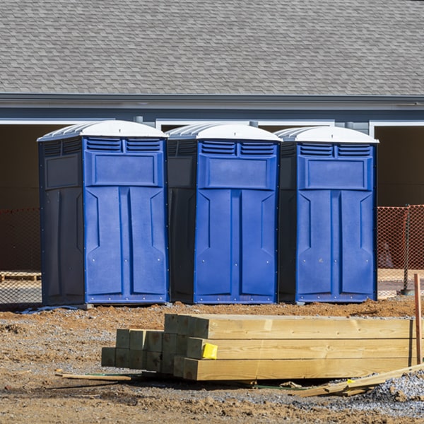 how can i report damages or issues with the porta potties during my rental period in Sedgwick